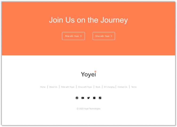 Project image 5 for Yoyei Website